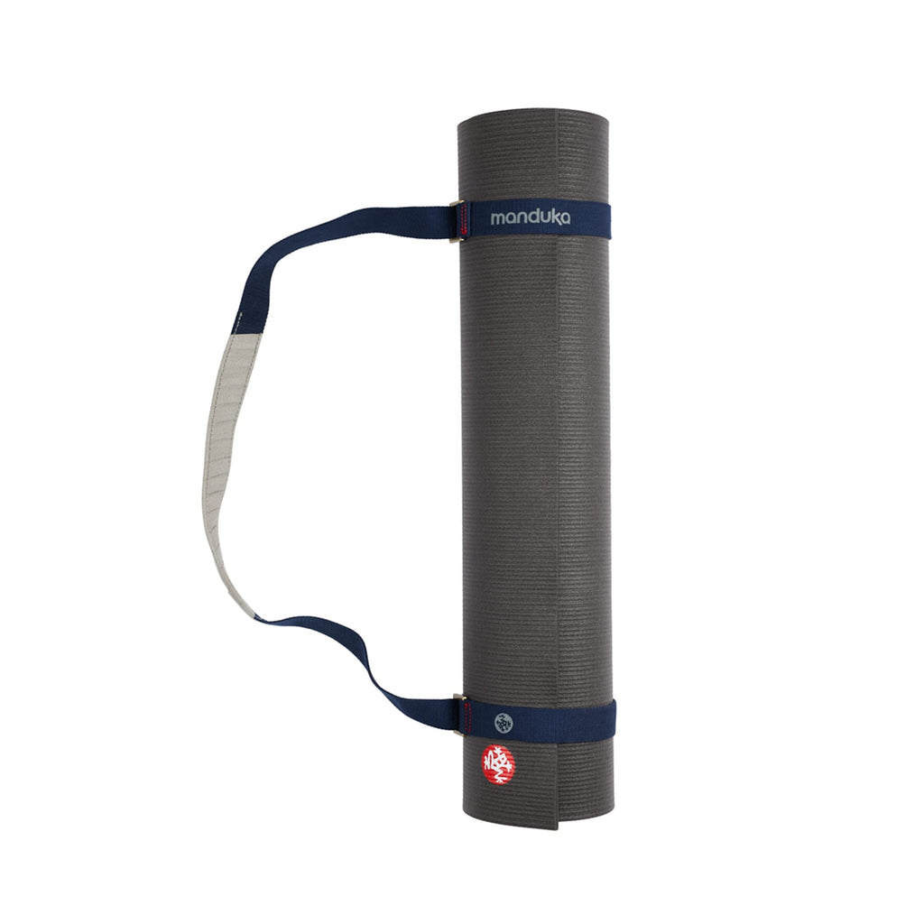 Manduka Yoga Commuter Mat Carrier - Eco-Friendly Cotton, Easy to Carry, Hands-Free, For All Mat Sizes, Odyssey Blue, 68 x 1.5