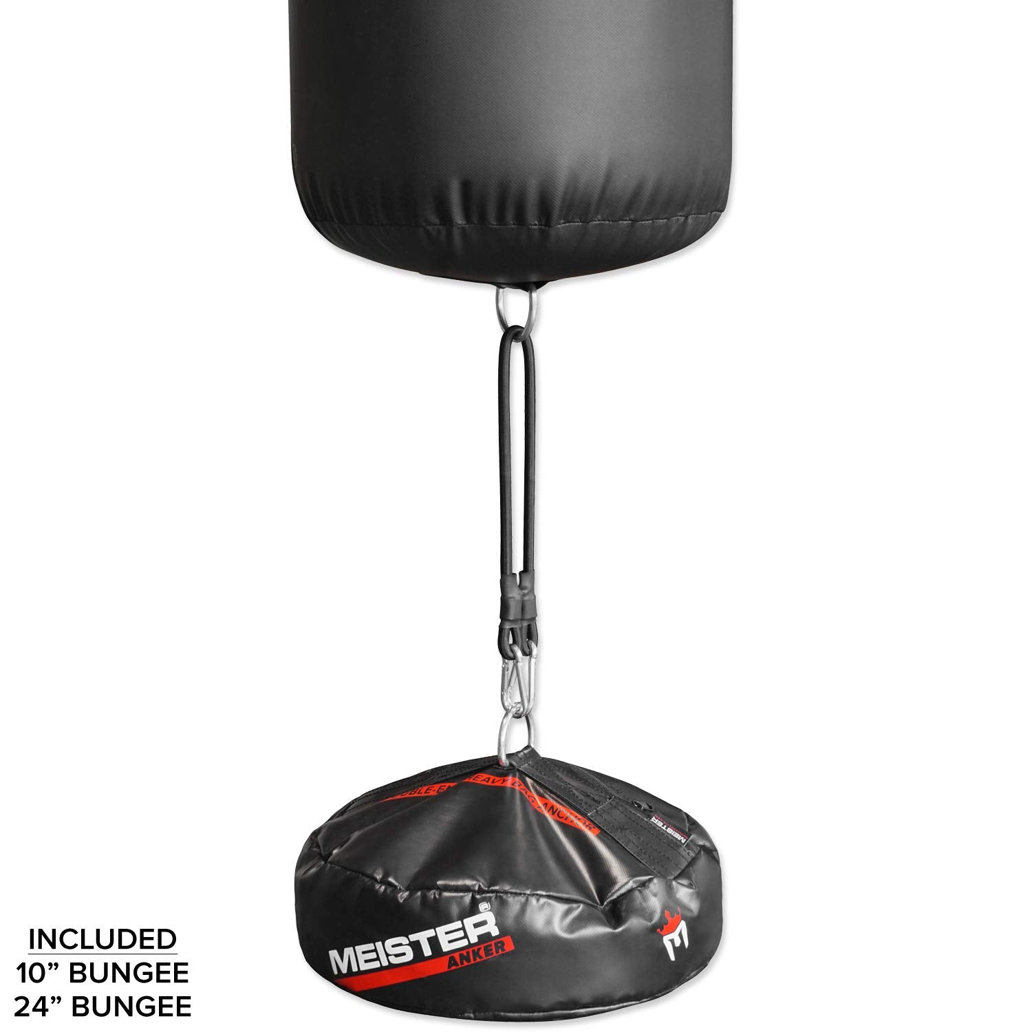 Meister Anker Double-End Boxing Heavy Bag Floor Anchor W/Bungees