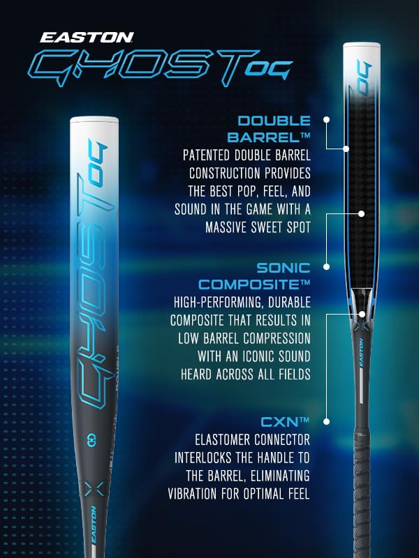 Easton | 2025 | Ghost OG Fastpitch Softball Bat | Approved for All Fields | -9 Drop | 34