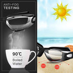 Hurdilen Swim Goggles Swimming Goggles No Leaking With Nose Clip, Earplugs, Swim Cap And Case For Men Women