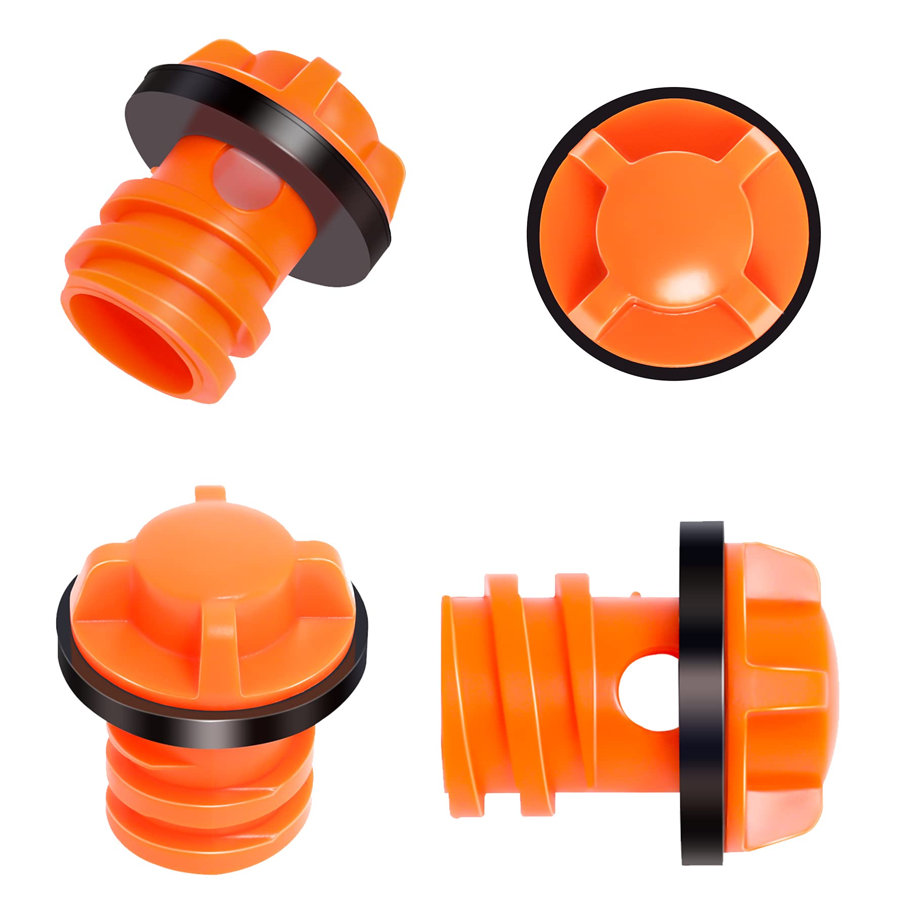 2Pcs Cooler Drain Plugs Replacement Compatible With Yeti/Rtic Cooler 20 35 45 65 110,Small Drain Plugs With Leak-Proof Design, O