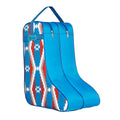 M&F Western Products TWISTER Boot Bag with Vibrant Side Panel Design, Durable Footwear Carrier with Nylon Handles and Gussets, S