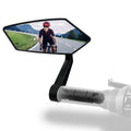 Homieway Bike Mirror, HD Glass Bicycle Mirrors for Handlebar Mount, Adjustable Bar End Bike Rear View Mirror, Scratch Resistant 