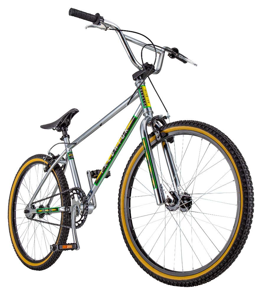 Schwinn Predator Team 24 Freestyle BMX Bike, Throwback 1983 Design, Single-Speed Drivetrain, Hi-Ten Steel Frame, Rattrap Pedals,