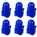 Mssviging Large Trampoline Enclosure Pole Caps With Screw-In Bolts, Only Fit For Pole 1.5 Inch Diameter, 6 Piece, Blue