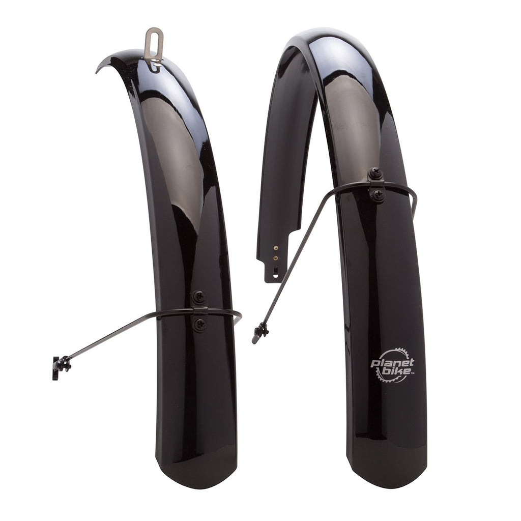 Planet Bike Full Bike Fenders - 26'' X 60Mm (Black)- Fits Up To A 50Mm Wide Tire