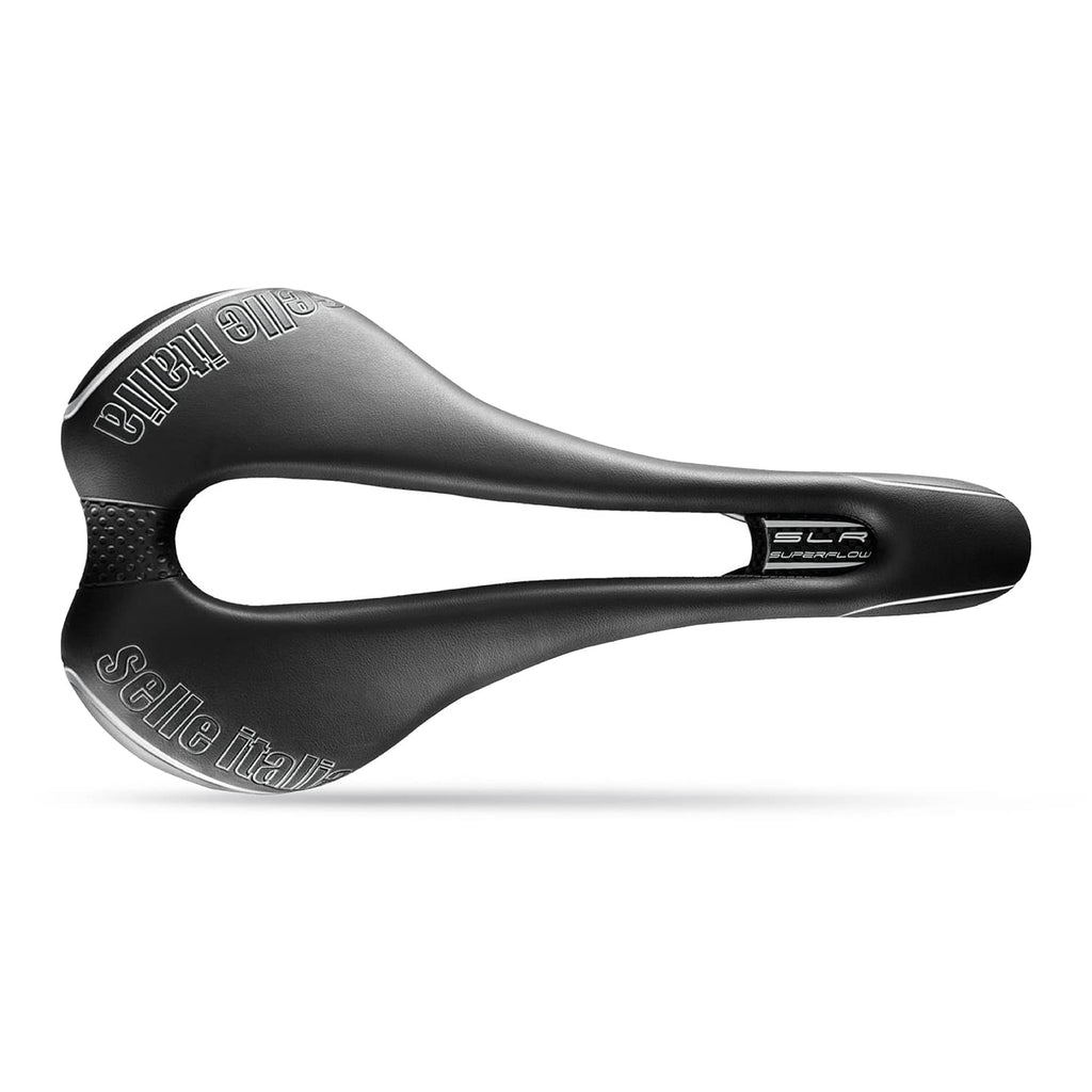 Selle Italia Slr Tm Superflow, L, Mtb And Road Bike Saddle - For Men And Women, 275 X 145Mm, Unisex, 210G, Black