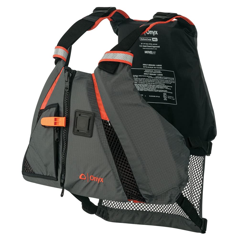 Onyx Movevent Dynamic Paddle Sports Life Vest, Orange, Xl/2Xl