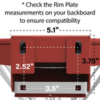 Lifetime Slam-It Pro Basketball Rim, Will Not Fit Other Brands,18 Inch