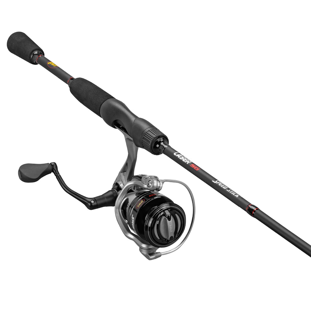 Lew'S Laser Lsg Speed Spin Spinning Reel And Fishing Rod Combo, Im6 Graphite Blank Fishing Rod, Right Or Left-Hand Retrieve, Spl
