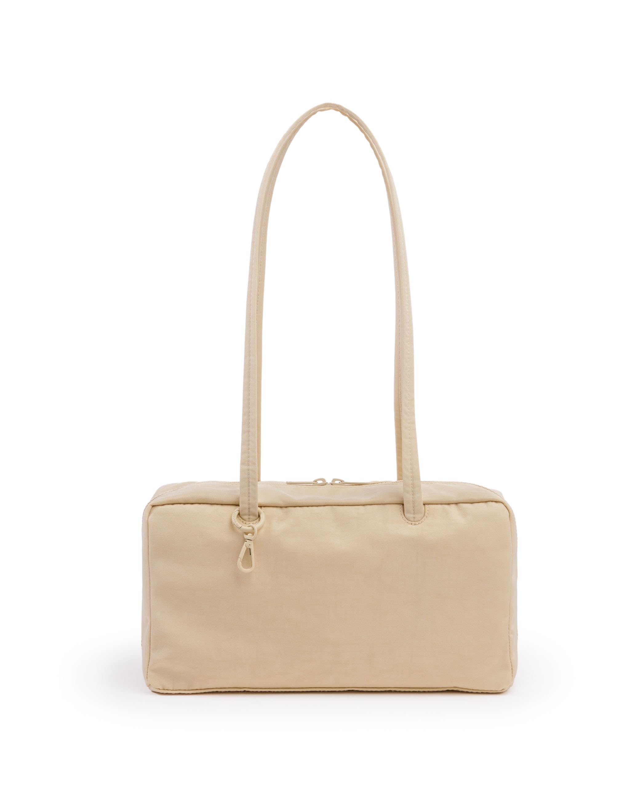 BAGGU Nylon Bowler Bag - Custard