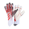 Ujeavette Soccer Goalie Gloves Anti Slip Hand Protector Professional Goalkeeper Gloves Size 7 Red And White