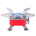 Khalak Metal Camping Gas Stove | Portable Gas Stove For Camping Cooking Set | Ultra Light |Small For Traveling | Camping Accesso