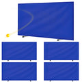 VercanMonth 5 Pcs Table Tennis Barrier, 55  x 29.5  Practice Training Baffle with 420D Oxford Cloth, Portable Pickup Surround fo