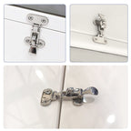 Marine 316 Stainless Steel Anti-Rattle Lockable Hatch,Hold Down Clamp Latch,Marine Hatch Locker (2 Pcs)