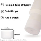 HYZ 8 Piece Accessories for Stanley Cup, Silicone Spill Proof Stopper Set and Protective Boot Including Straw Cover Cap for Stan
