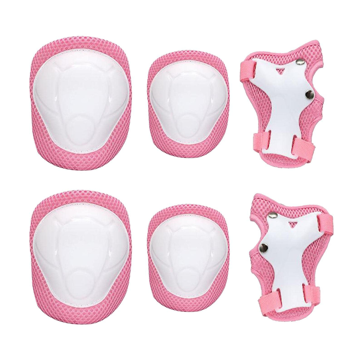 Enakshi Kids Skateboard Bike Protective Gear Outfit Knee Elbow Wrist Pad Set Pink|Sporting Goods | Outdoor Sports | Skateboardin