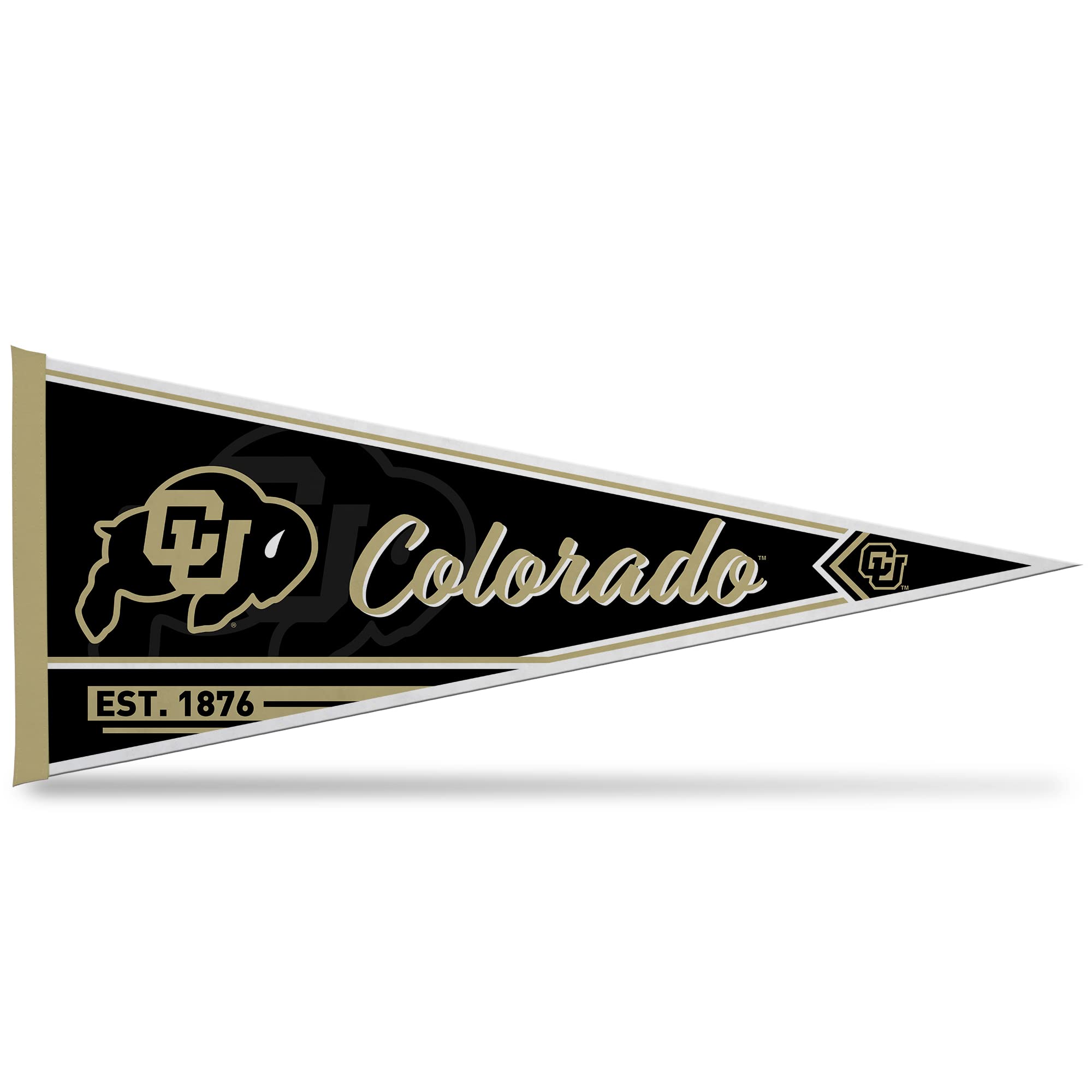 Rico Industries Ncaa Colorado Buffaloes Classic 12'' X 30'' Felt Wall D  Cor Pennant - Great For Home/Bed Room/Man Cave D  Cor