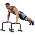 Relife Rebuild Your Life Push Up Bar,14In High Steel Parallettes Bars,Dip Station Strength Training At Home Gym Workout.Calisthe