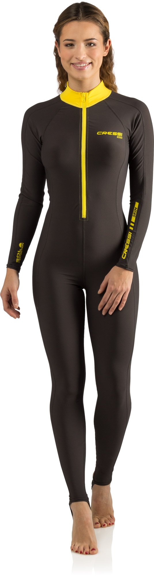 Cressi Skin, Black/Yellow, Xl
