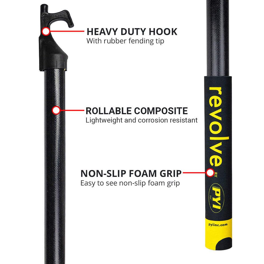 Revolve Rollable Boat Hook - 75''