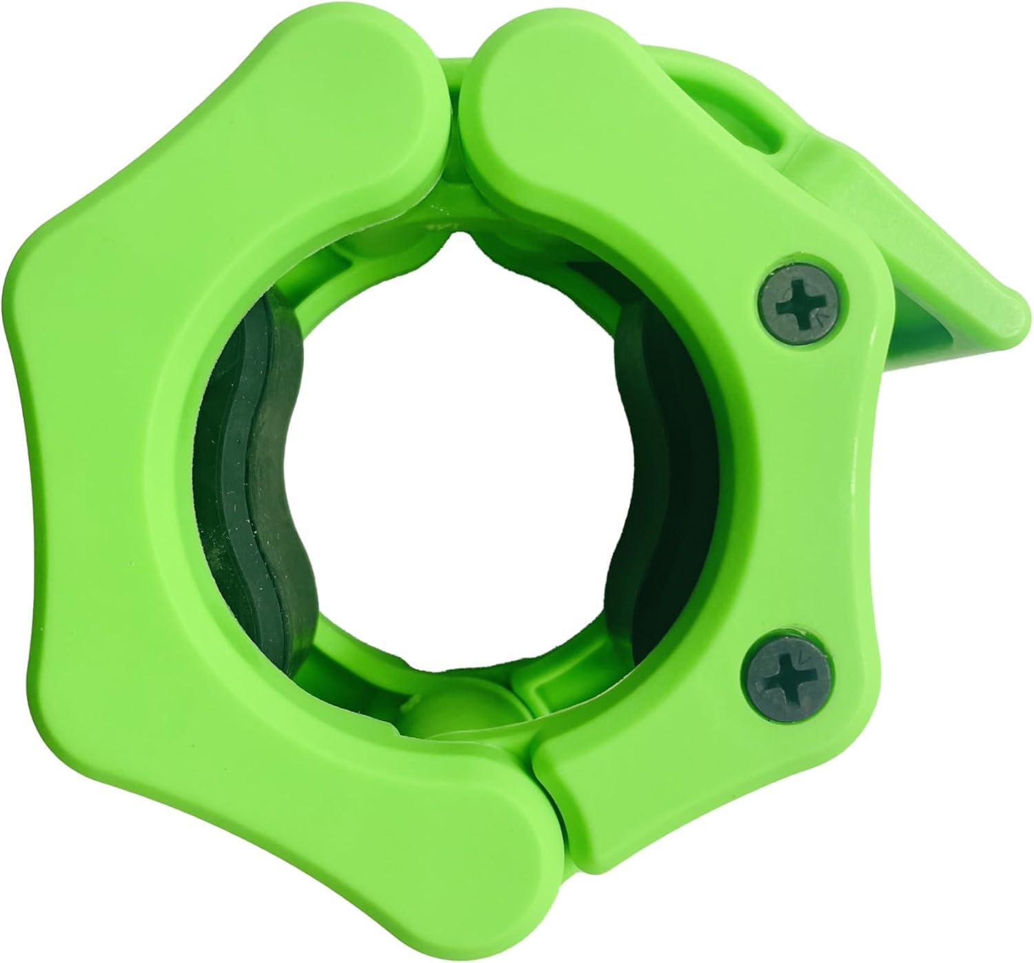 Greententljs Barbell Collars 2 Inch Quick Release Pair Locking 2 Pro Olympic Bar Clip Lock Barbell Clamp 45lbs Weights Plates Cl