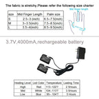 Lpcrilly Rechargeable Heated Gloves For Men And Women, Heated Gloves For Arthritis Hands,Ultrathin Hand Warmer Gloves Screen Tou
