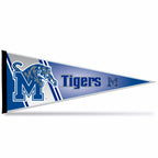 Rico Industries Ncaa Memphis Tigers Primary 12'' X 30'' Felt Wall D  Cor Pennant - Great For Home/Bed Room/Man Cave D  Cor