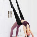 Waist Back Leg Stretcher Strap, Backbend Training Inversion Strap With Door Anchor, Flexibility Trainer Stretching Equipment Ass