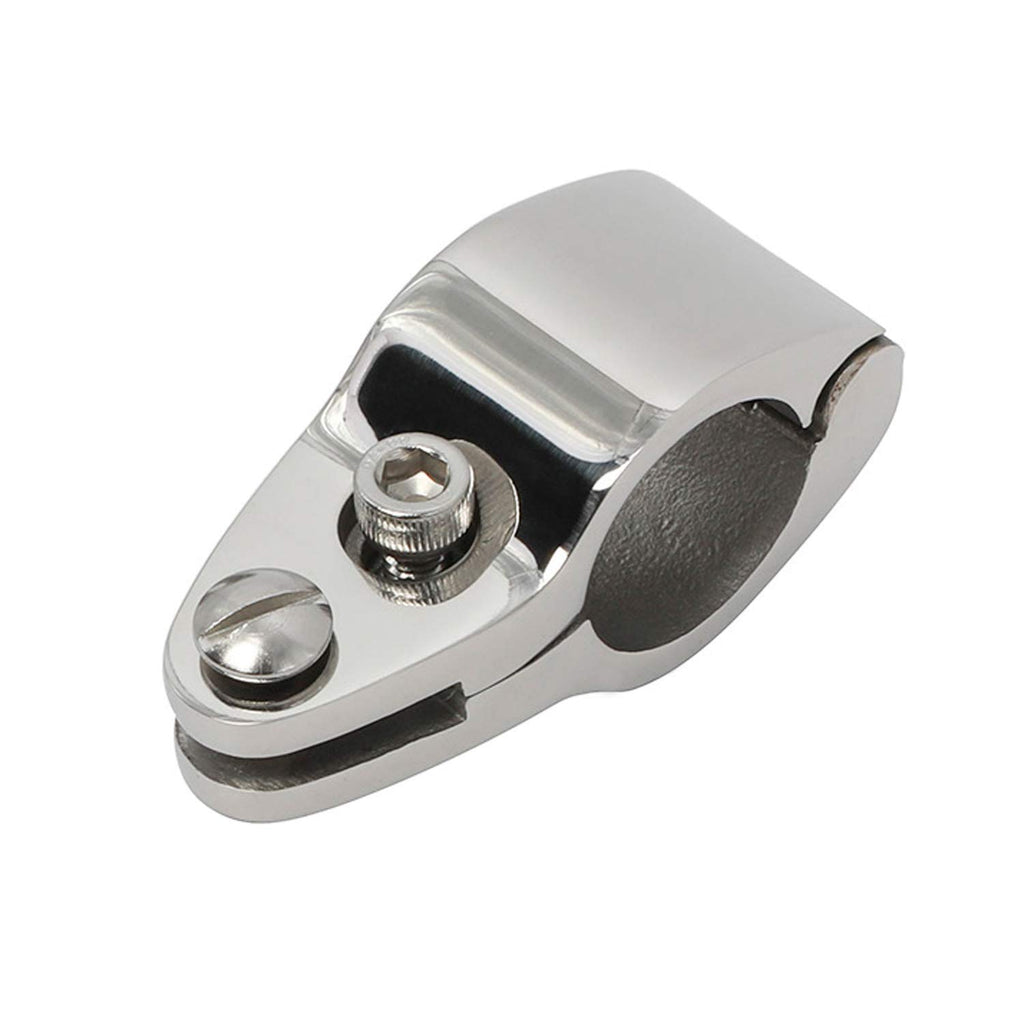 Novelbee 4Pcs Of 316 Stainless Steel Bimini Top Hinge Rail Mount 1''