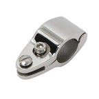 Novelbee 4Pcs Of 316 Stainless Steel Bimini Top Hinge Rail Mount 1''