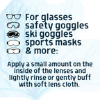 Stream 2 Sea Mask Defog, Reef Friendly Defogger Coating Anti Fog Mask For Glasses, Snorkel Mask, Scuba Divers, Ski Goggles And S
