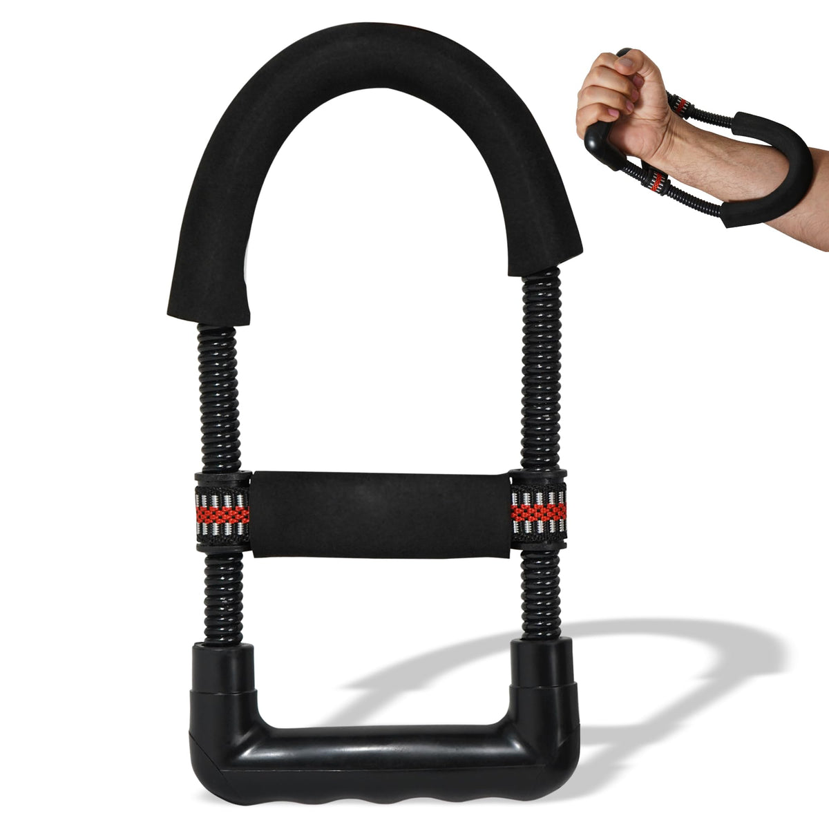 LOVOCAL Adjustable Forearm Strengthener Wrist Exerciser Equipment for Upper Arm Workout | Hand Strengtheners Fitness Strengthene
