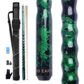 Ab Earth Ergonomic Design 13Mm Tip 58'' Maple Pool Cue Stick Kit With Hard Case (Green, 18Oz)