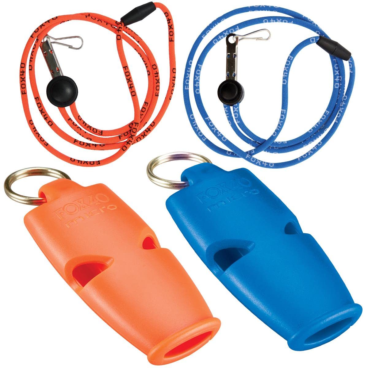 Fox 40 Micro 2 pack (Orange/Blue)