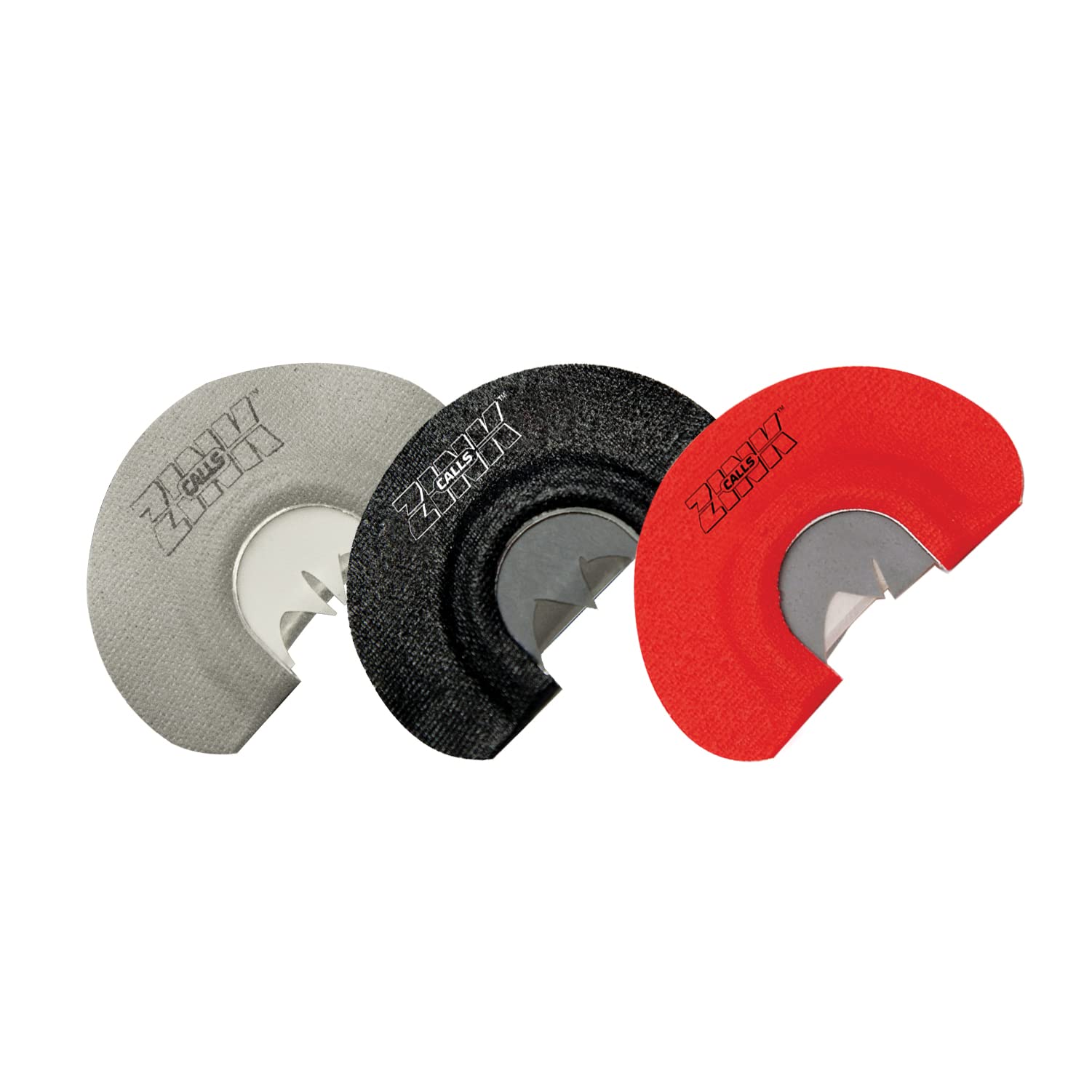 Plano Zink Signature Series Pack Hand-Built Easy-To-Use Turkey Hunting Diaphragm Game Calls - Signature Series V-Notch, Batwing,
