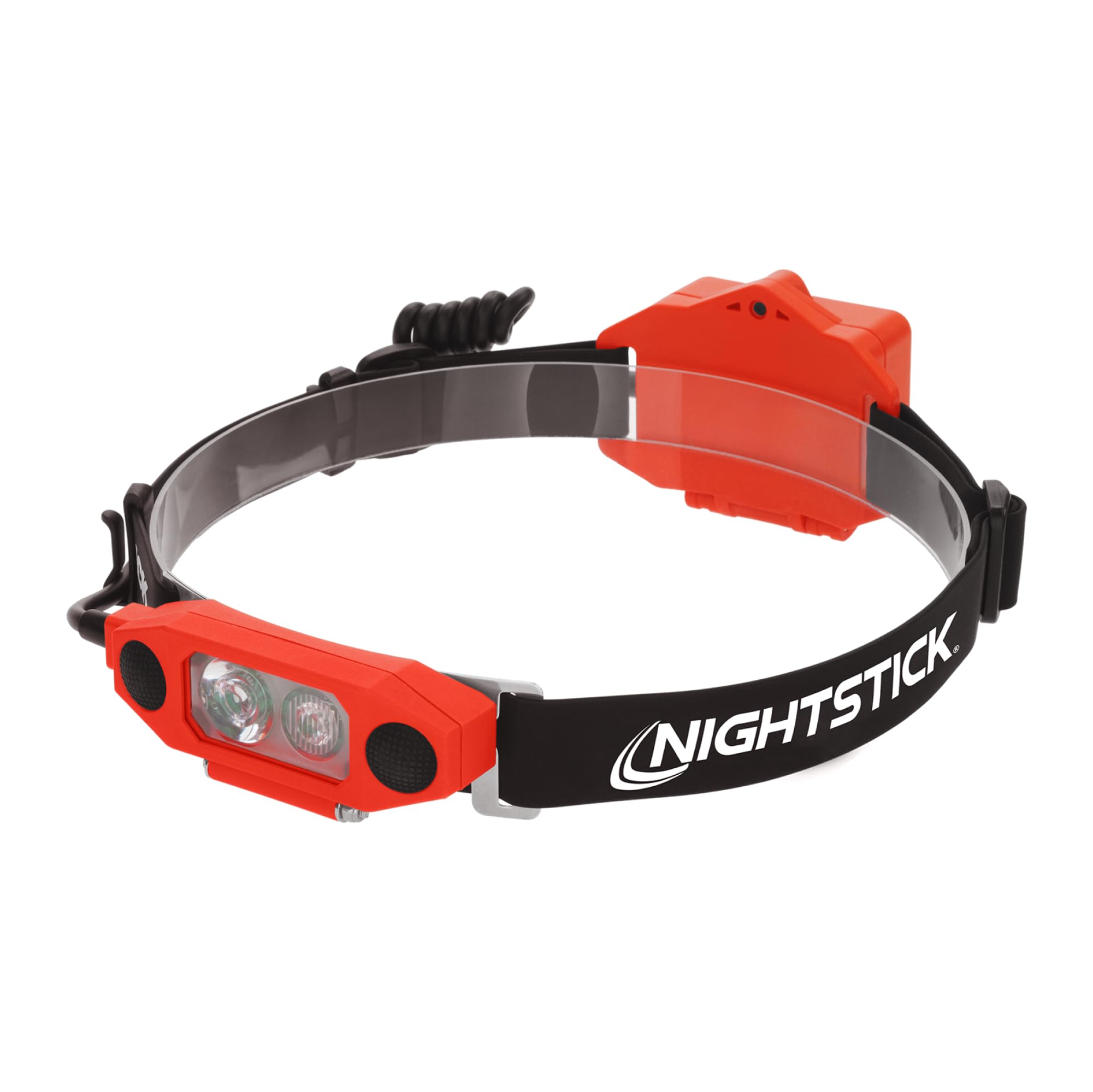 Nightstick DICATA XPP-5462RX X-Series Intrinsically Safe Low-Profile Dual-Light Headlamp, Red