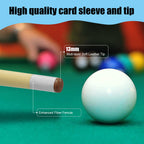 Vanlan Billiard House Cue Sticks Pool Cues 2-Piece 48 Inches Billiard Tips 13Mm House Bar Billiard Cue Sticks Hardwood Cues Set