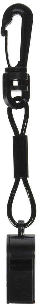 Atlantis A2700-C Black Whistle with Clip