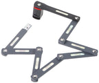 Abus Ugrip Bordo 5700 Big - 3.2Ft - 5Mm Steel Links - Black - W/Sh Bracket, 867439