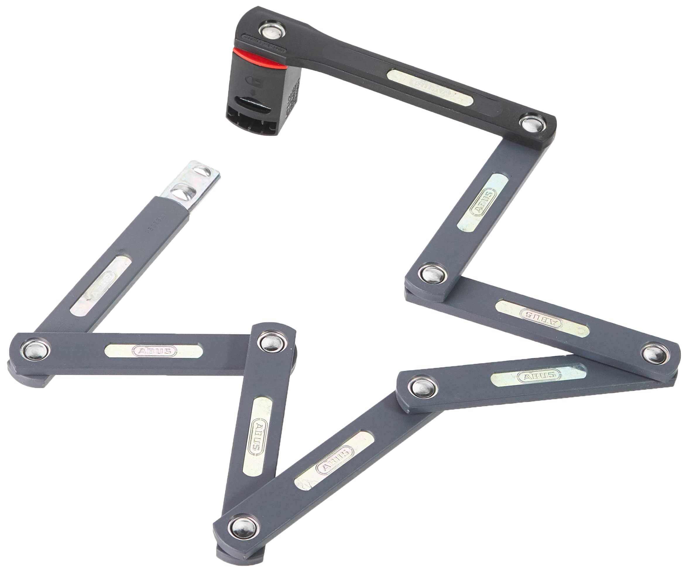 Abus Ugrip Bordo 5700 Big - 3.2Ft - 5Mm Steel Links - Black - W/Sh Bracket, 867439