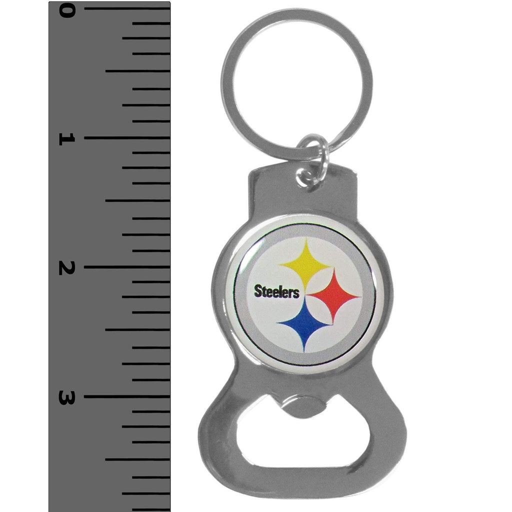 Nfl Siskiyou Sports Fan Shop Pittsburgh Steelers Bottle Opener Key Chain One Size White