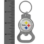 Nfl Siskiyou Sports Fan Shop Pittsburgh Steelers Bottle Opener Key Chain One Size White