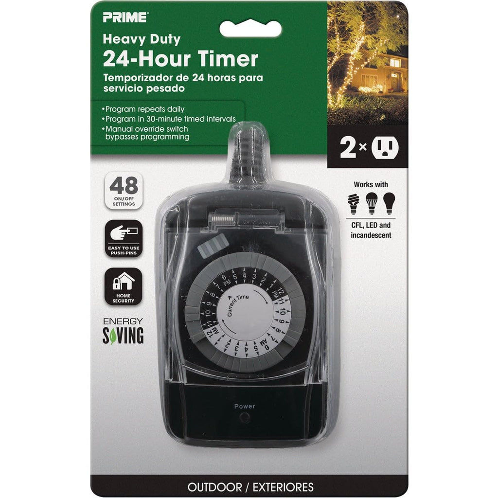 Timer Outdr 24Hr W/Out (Pack Of 1)