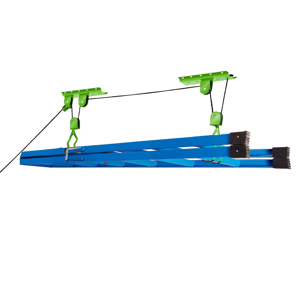 Bike Hanger Set - Set Of 2 Overhead Pulley System Bike Hangers For Garage With 100Lb Capacity For Bicycles By Rad Sportz