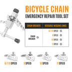 Epessa Bike Tools Bag With Bike Repair Tool Kits Includs Emergency Chain Repair Tool Set Multi Screw Tool Set, Glue-Less Tire Pa