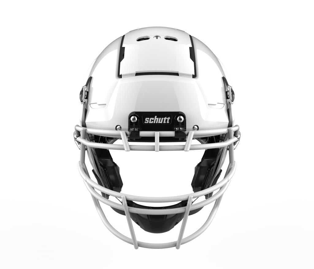 Schutt F7 VTD Collegiate Football Helmet, ROPO NB VC Facemask Attached, Medium, White