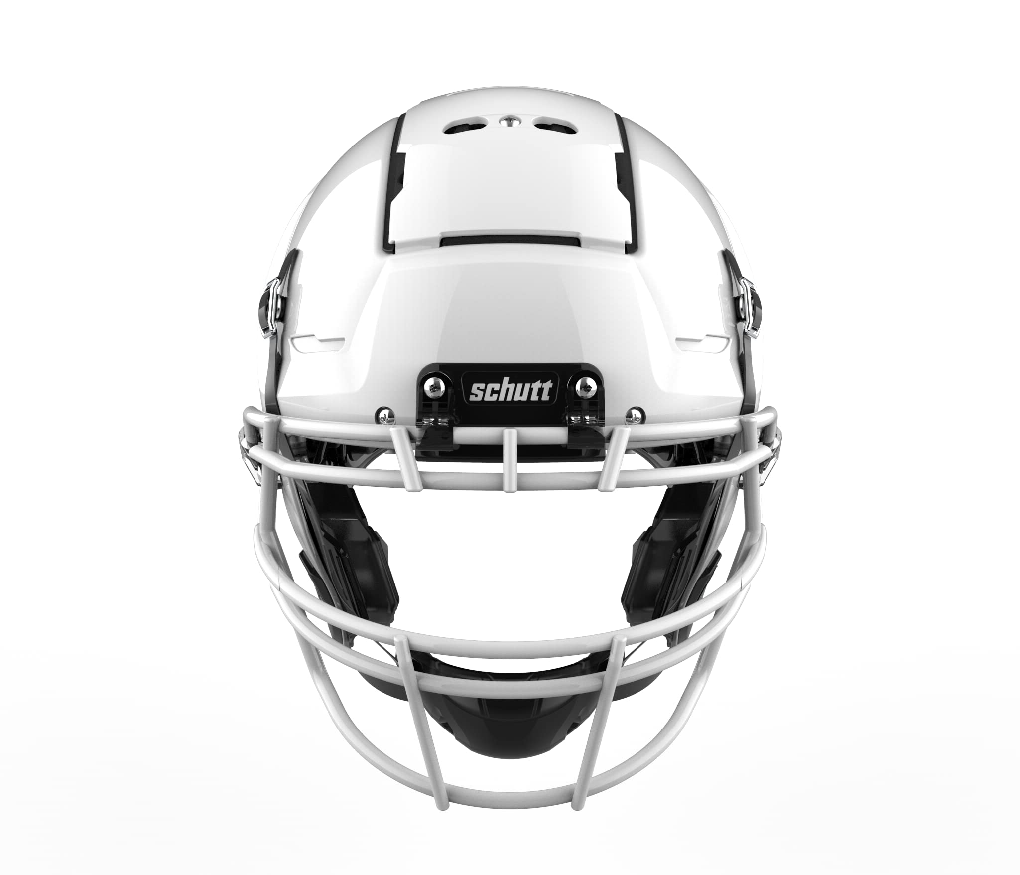 Schutt F7 VTD Collegiate Football Helmet, ROPO NB VC Facemask Attached, Medium, White