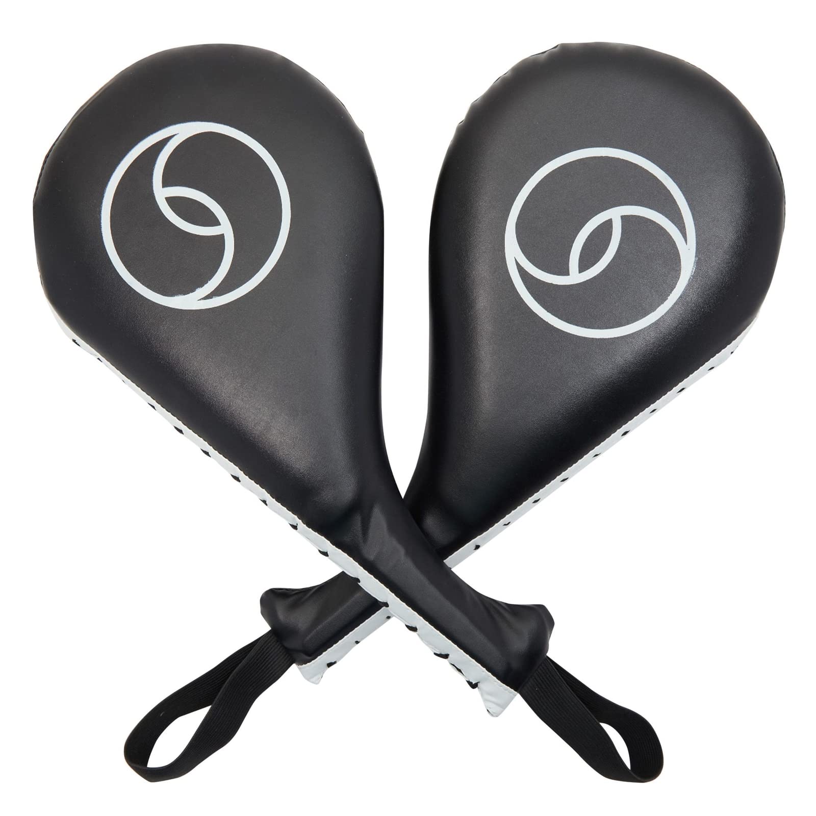 2-Pack Taekwondo Kick Pad, Black Karate Kicking Target, Durable Striking Pads For Kickboxing Training, Tkd Pads For Sparring, Co