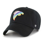 47 Men'S Black Atlanta Falcons Team Pride Clean Up Adjustable Hat